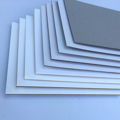 230 gsm-350 gsm Karton Duplex Paper Board Grijze achterkant Offset Printing