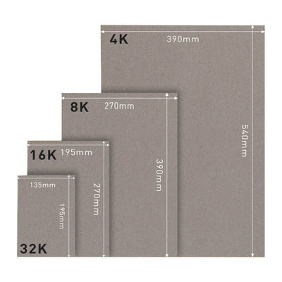 China Manufacture Board Superieure kwaliteit dik kartonnen platen Grijs karton