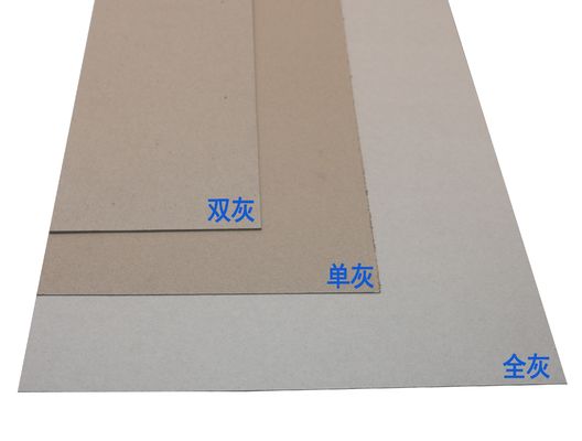 Professionele leverancier Papierplaat laminatie Hoogdichtheid Splijtplaat Grijs karton