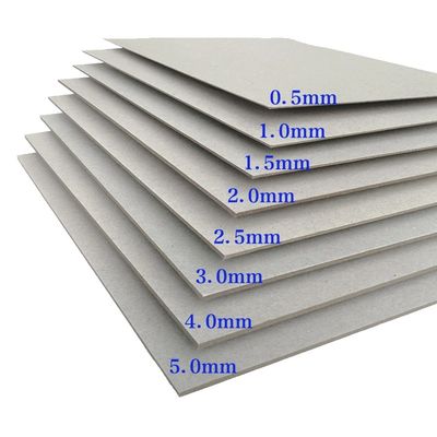 Fabrieksvoorraad Warm verkoop Chip karton papierplaten Back Duplex Board Grijs karton