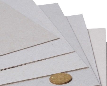 Gemengde pulp grijs karton papierplaten aangepast duplex grijs achterplaat