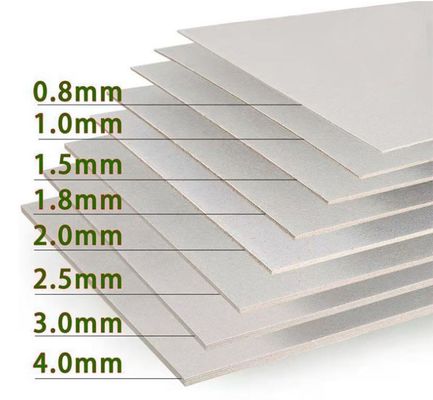 Chemische Mechanische Pulp Cardboard GSM Dikte Gemengd Pulp Grijzige Rug Duplex Board