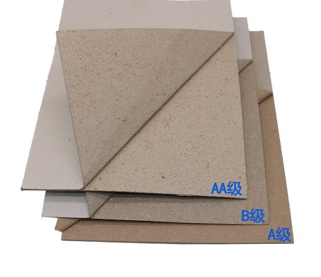 2 mm 2,5 mm dikte Grijs kartonnen platen ongecoat Grijz recycled chipboard