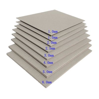 Niet-gecoate boekbindende grijze kartonnen vellen 1500GSM 1800GSM