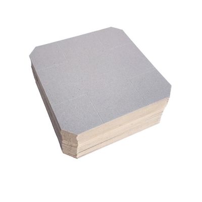 Papierpulp Grijze papierplaten voor boekomslag of meubelbackboards