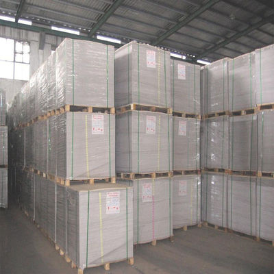 230 tot 450 gsm enkel wit gecoate kartonnen doos Boards Duplex kartonnen papier Met grijze achterkant