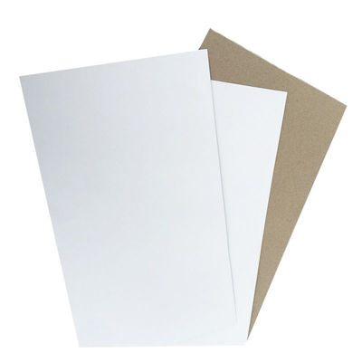 Een zijde wit met grijze achterzijde duplex karton: Op maat gemaakt goed kwalitatief duplex kartonpapier