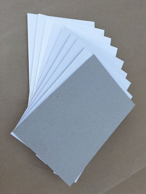 Warm verkrijgen 250gm Export Gecoat karton Karton Papier Gecoat duplex karton Grijzige rug Witte rug