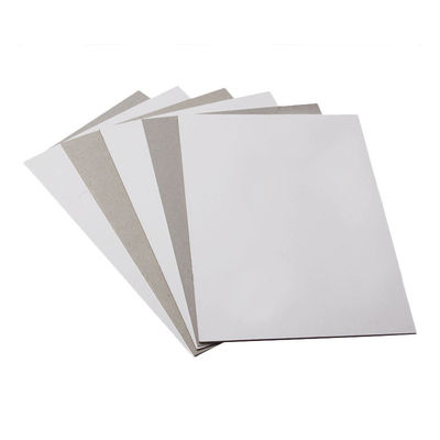 Gelaagd duplex kartonpapier met grijs en witte achterzijde voor verschillende vormen