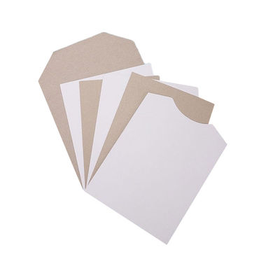 Wit bekleed duplexbord met grijze achterzijde, blanke papierplaten van gemengde pulp.