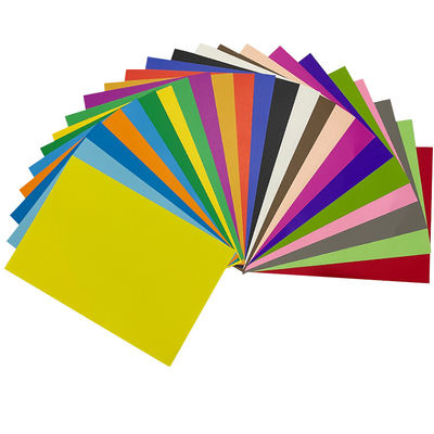 Dubbelzijdig gecoat kleurpapier gerecycled gekleurd kartonpapier voor kunst- en ambachtelijke projecten