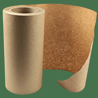 Zelfklevend bruin kraftpapier rollen gerecycled maatdikte