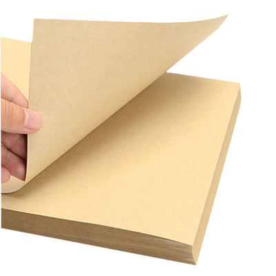 OEM polyethyleen bekleed kraftpapier 80 gsm 90 gsm bruin papier verpakking