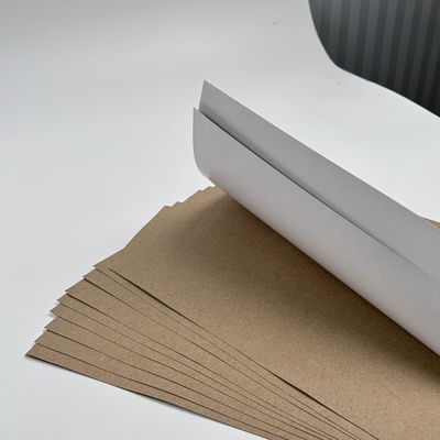 C1S Kraft teruggecoat duplex kartonpapier in plaat of rol