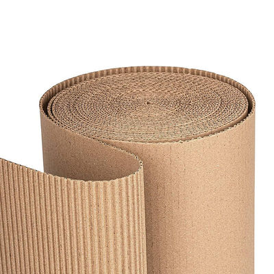 Gepersonaliseerd lichtgewicht gegolfd kartonpapier Bruine kleur Voor verpakking