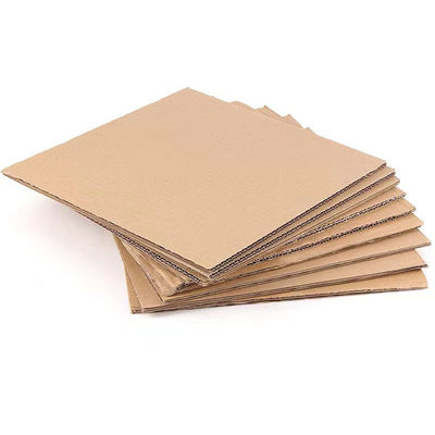 11 X 14 X 1/16 inch Bruine gegolfde kartonnen vellen voor ondergoed Verpakkingen Postering