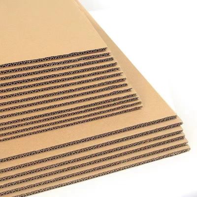 11 X 14 X 1/16 inch Bruine gegolfde kartonnen vellen voor ondergoed Verpakkingen Postering