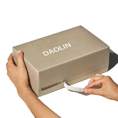 Geaffineerde doos met rits Custom Moving Box Shipping Boxes Geaffineerde dozen met rits