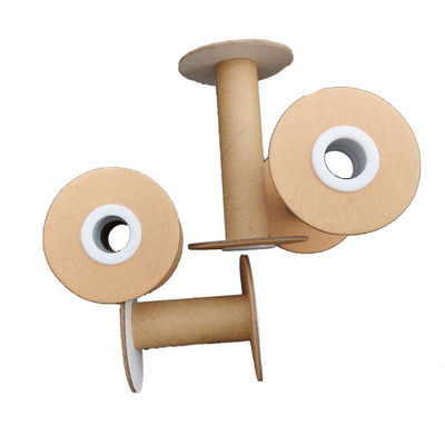 Gepersonaliseerde kraftpapierdraad spoel gerecycled karton spoelen