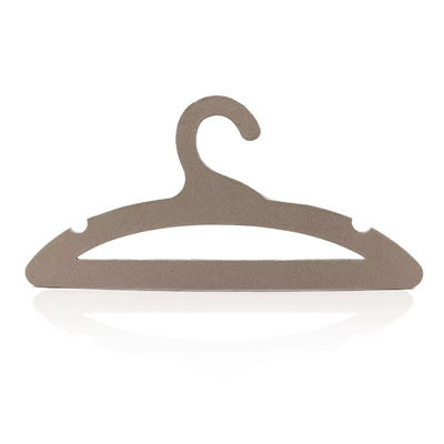 Biologisch afbreekbare witte kartonnen papieren hanger voor jas pak kleding handdoek hanger