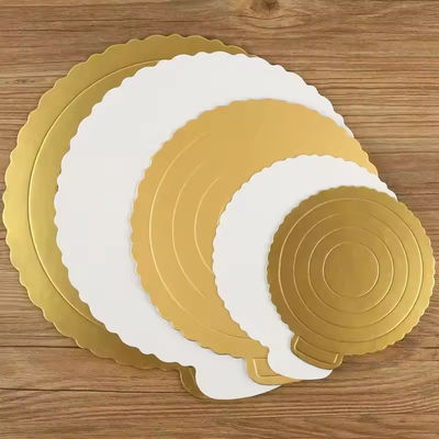 Goud cake board 12 inch food grade rond cake tray voor cake verpakking